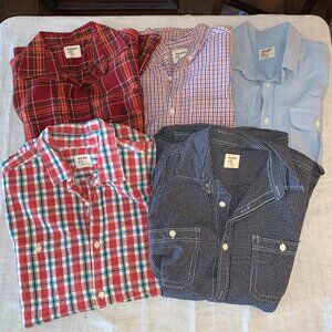 Bundle of 5 Old Navy Long Sleeve Button Shirts